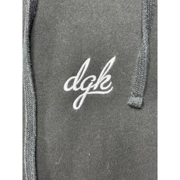 DGK Dirty Ghetto Kids Women's Black Rose Print Hoodie Sweatshirt - Size M - Picture 3 of 6